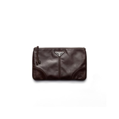 PRADA LEATHER POUCH 2MB052 (24*14.5cm)